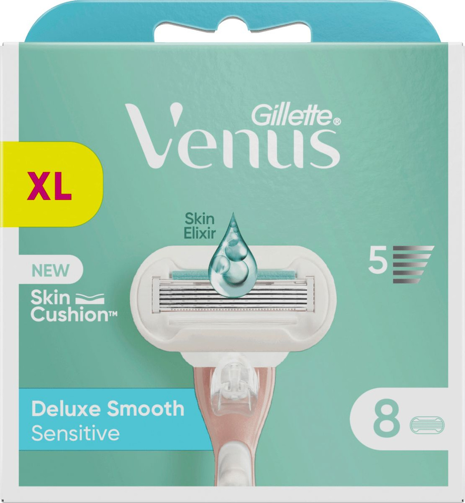 Лезвия для бритвы Venus Deluxe Smooth Sensitive, 8 шт #1