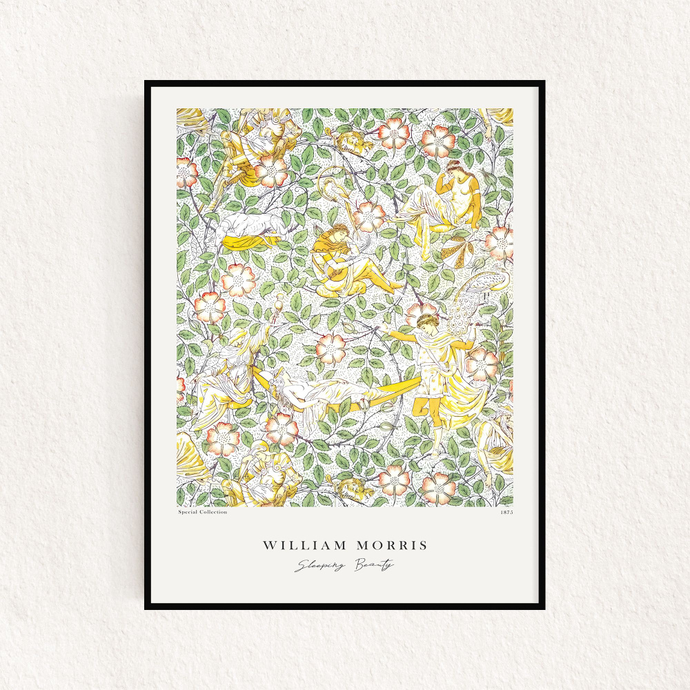 Постер "William Morris - Sleeping Beauty" 30х40см #1