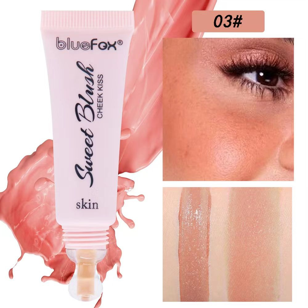 тинт для губ (помада) и щёк + румяна для лица кремовые + тени для век ...