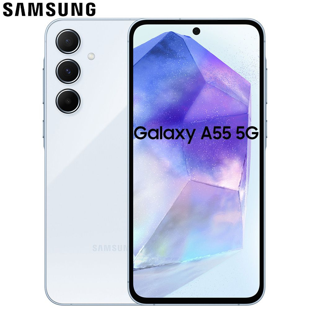 Samsung Смартфон Galaxy A55 5G SM-A5560 Global Version Dual SIM Global  8/256 ГБ, голубой