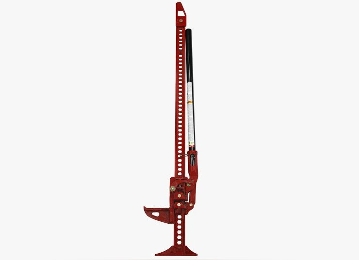 Домкрат реечный Farm Jack усиленный (чугун, красный) 60" / подьем 152 ...