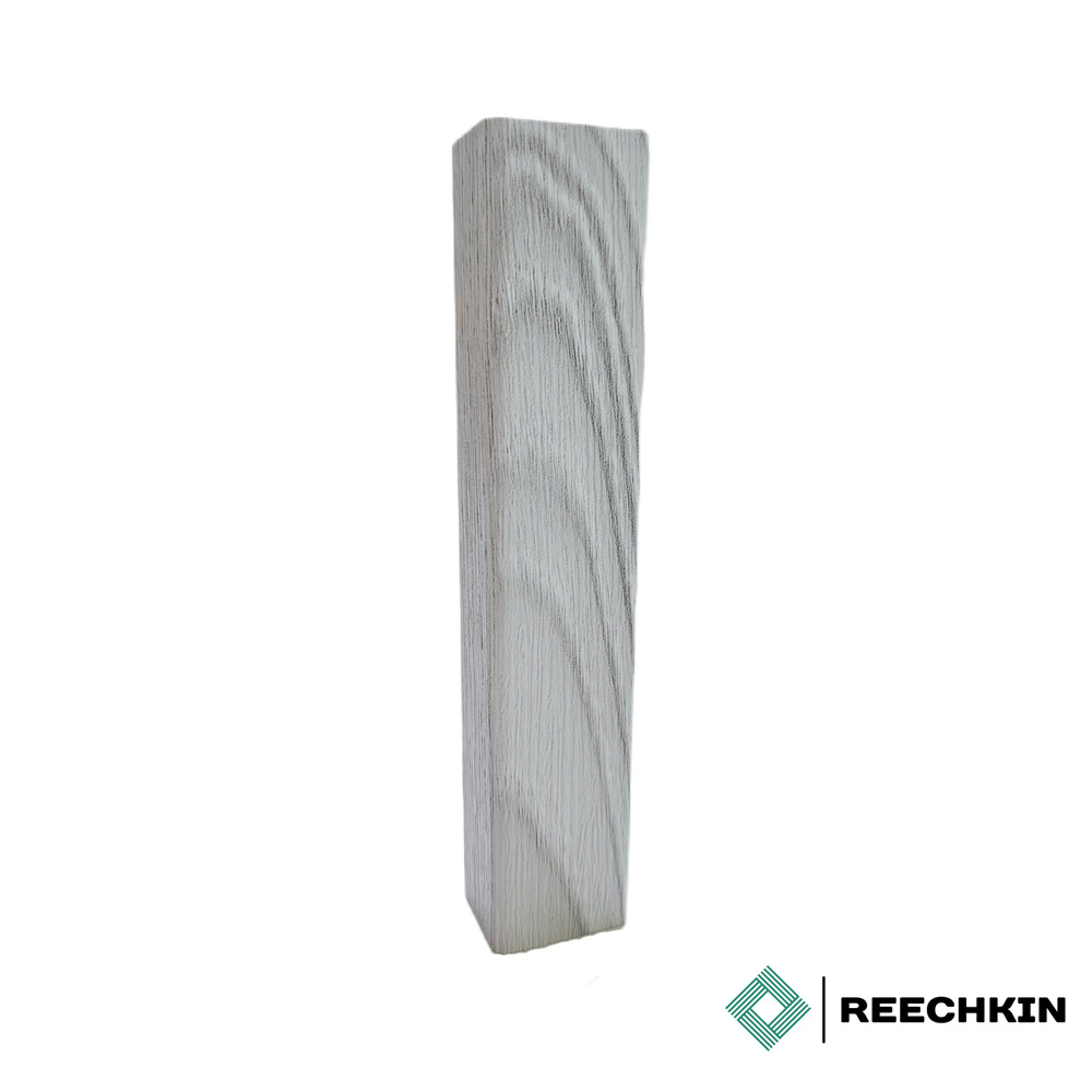 Декоративная рейка на стену Reechkin (образец длиной 15 см) 16-Белое Дерево  #1