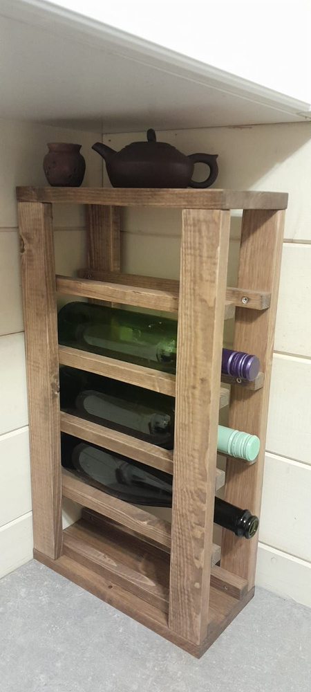 Стеллаж для хранения 5 бутылок узкий купить по выгодной цене в интернет ...