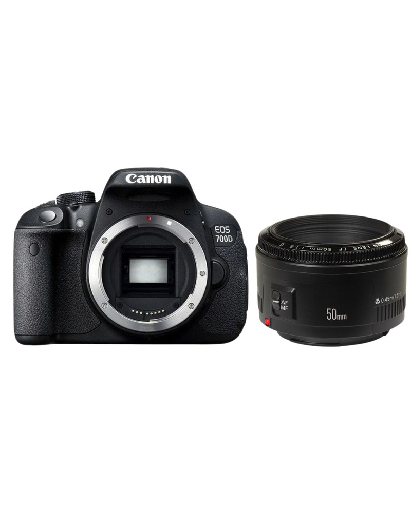 Фотоаппарат Canon 700D Kit 50mm 1.8 ii #1