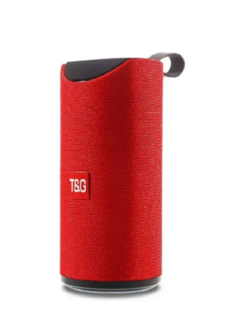 T&G Беспроводная акустика Портативная колонка TG113, 10 Вт, красный  #1