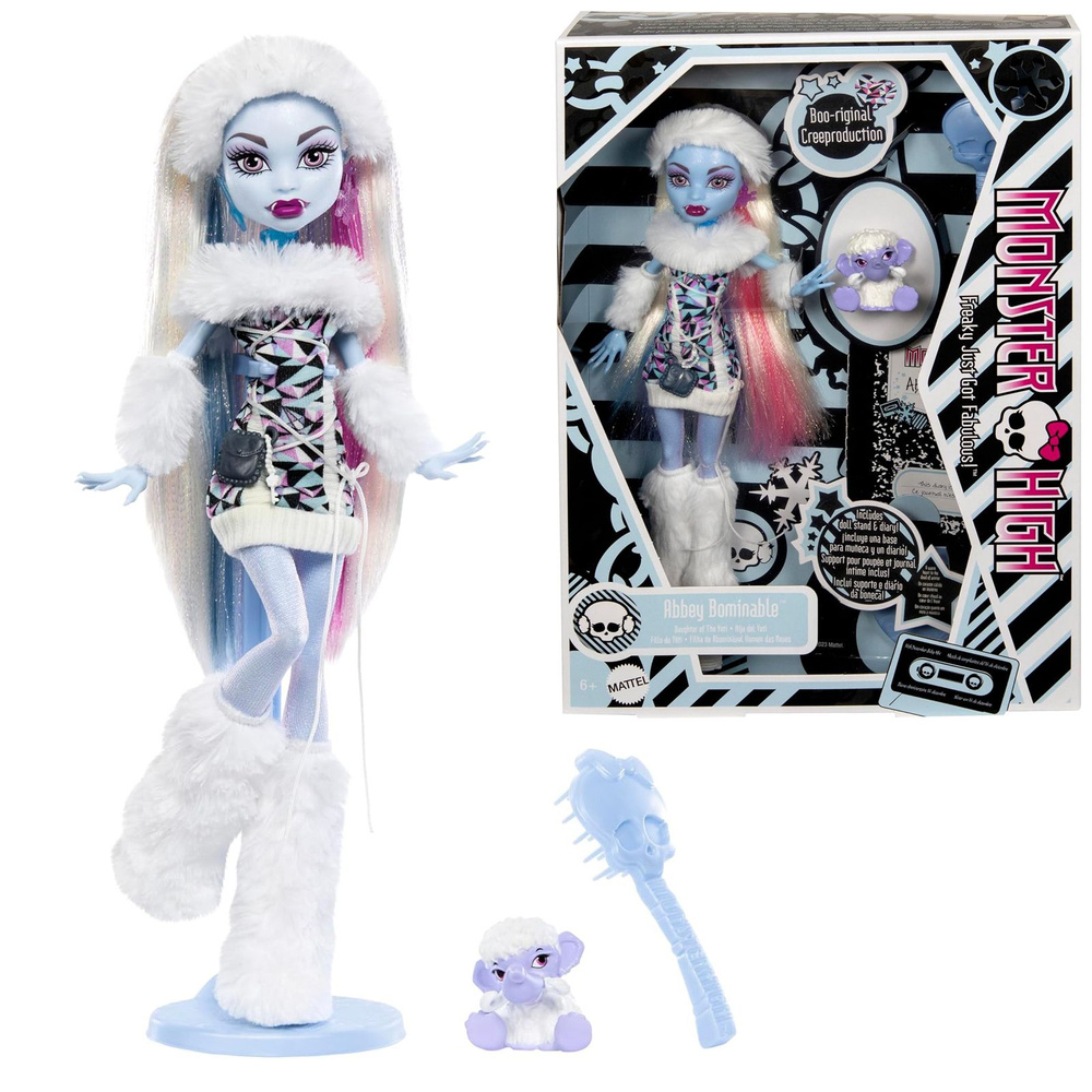 Кукла Monster High Аббатство Боминейбл, G1 Booriginal Creeproduction, Abbey Bominable  #1