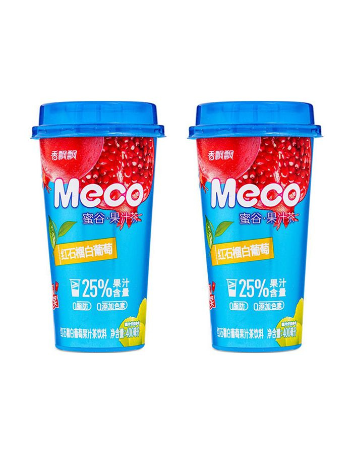 Фруктовый чай MECO со вкусом граната и винограда киш-миш, 2 шт x 400 мл  #1