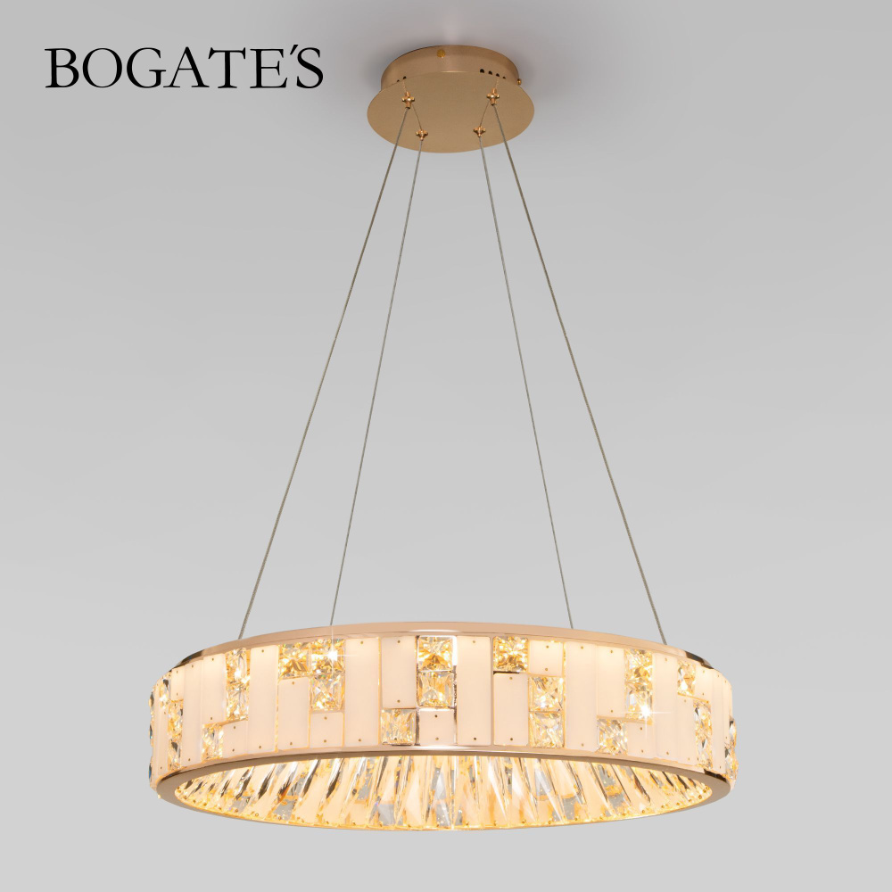 Подвесная люстра светодиодная с хрусталём Bogates Cliff 90373/1 #1