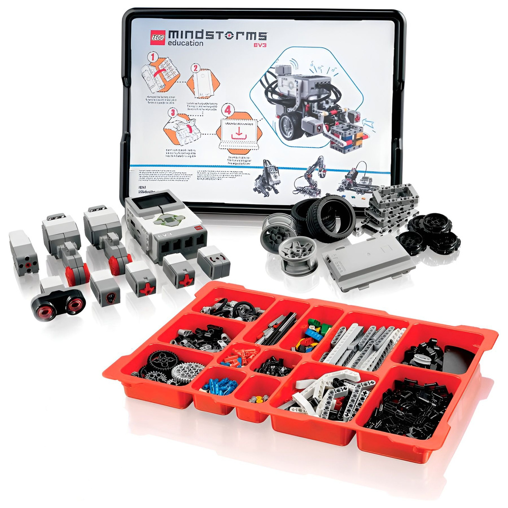 Конструктор робот программируемый LEGO 45544 Базовый MINDSTORMS Education  EV3 умный детский. Мини контроллер