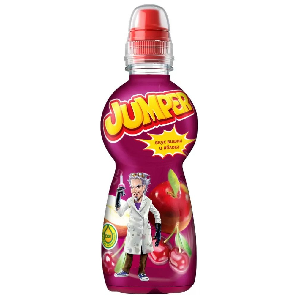 Напиток безалкогольный "Jumper" со вкусом Вишни и Яблока 0,33л*1шт  #1
