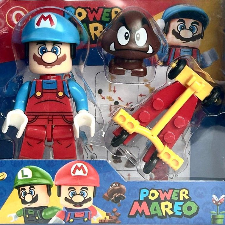 2C Конструктор minifigures Super Mario, фигурка Супер Марио 8 см. #1
