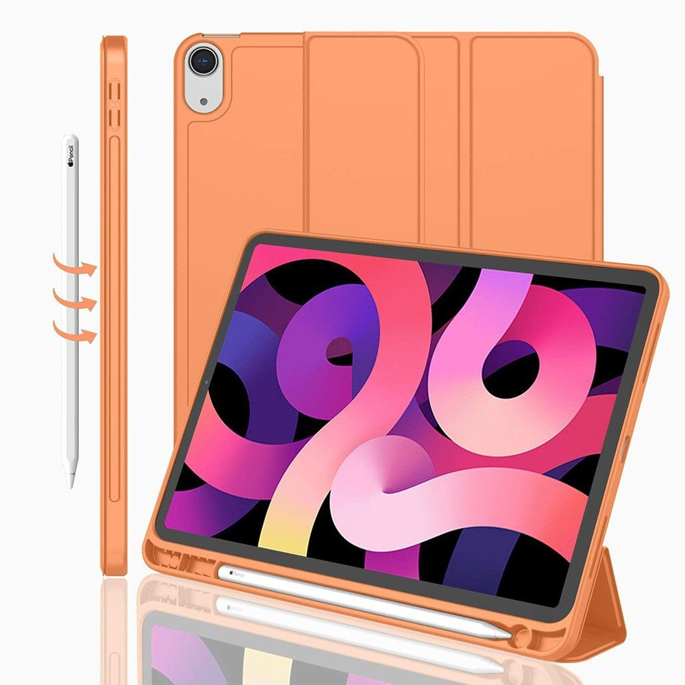 Чехол для iPad Air 4 10,9 / Air 5 10,9 Тройное Cложение ModMac TPU Case Nactarine  #1