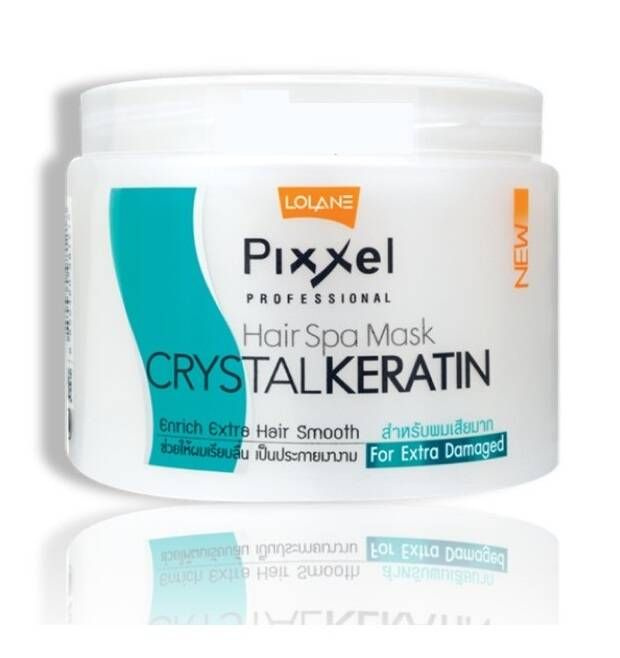 PIXXEL Hair Spa Mask CRYSTAL KERATIN, Lolane (Кристаллический Кератин Спа-маска для волос, Для сильно #1