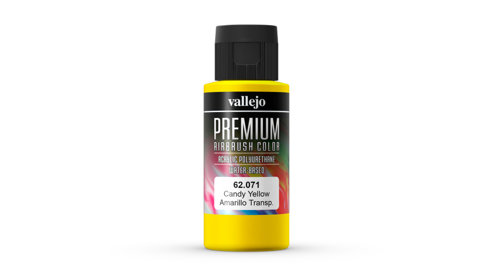 Краска для аэрографа Vallejo Premium/ желтый кэнди (арт.62071) #1