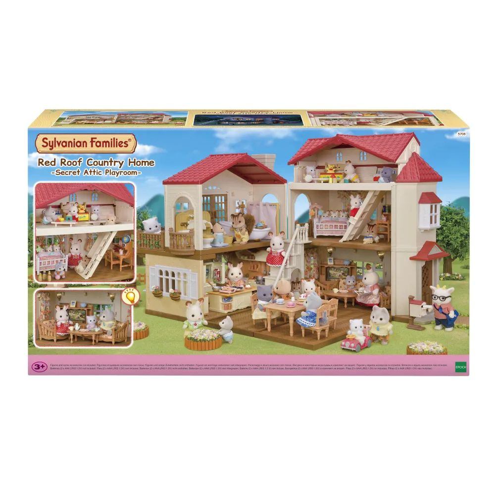 Sylvanian Families Большой дом со светом 5708 - купить с доставкой по  выгодным ценам в интернет-магазине OZON (1555095556)