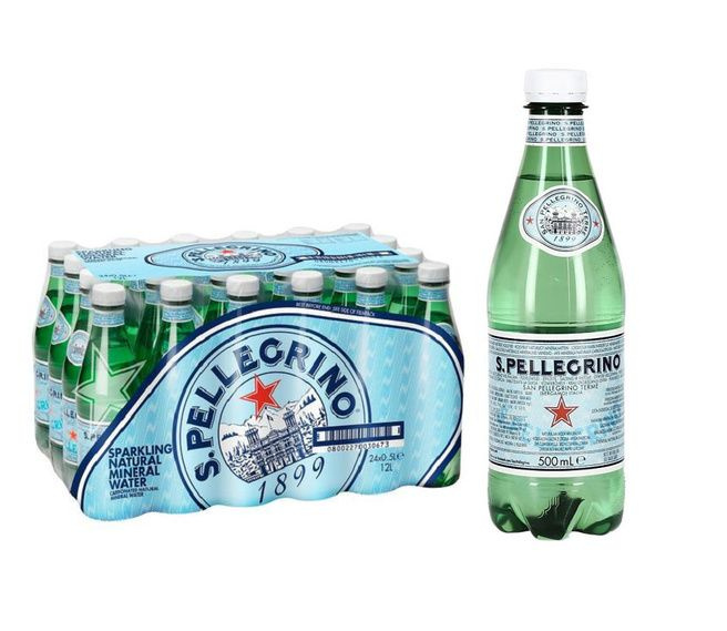 Sanpellegrino напитки Вода Минеральная Газированная 500мл. 24шт  #1