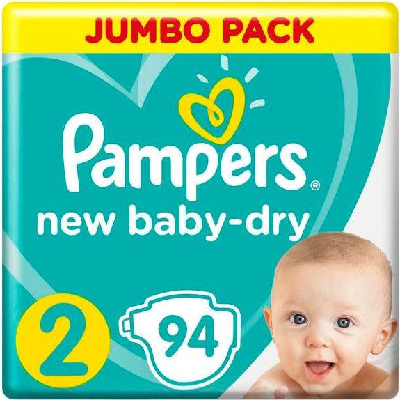 Подгузники Pampers / Памперс New Baby-Dry, с воздушными каналами, размер 2, для детей весом 4-8кг, в #1