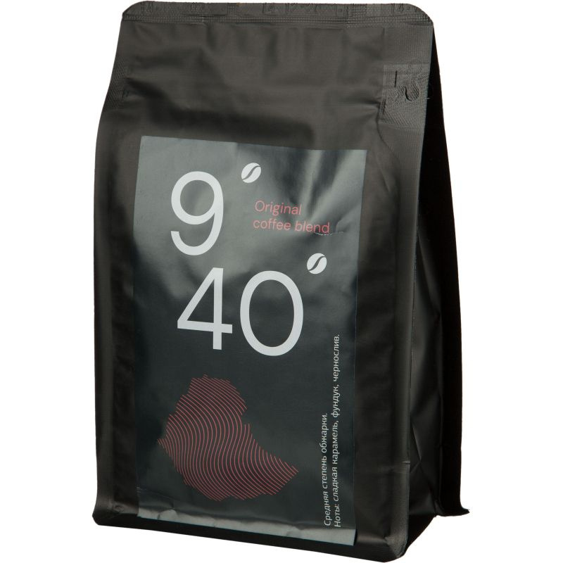 Кофе жареный в зернах 9/40 Original coffee blend, 250г #1