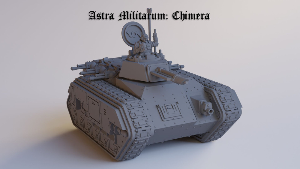 Astra Militarum: Chimera / Химера бронетранспортёр Имперской Гвардии / Warhammer 40k Астра Милитарум #1