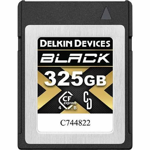 Карта памяти Delkin Devices Black CFexpress Type B 4.0 325GB (DCFX4B325) #1