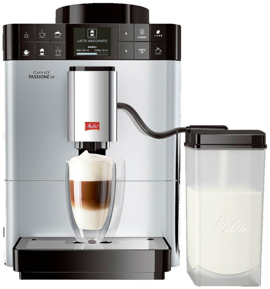 Автоматическая кофемашина Melitta Caffeo F 531-101 Passione Onetouch OT,  серебристая