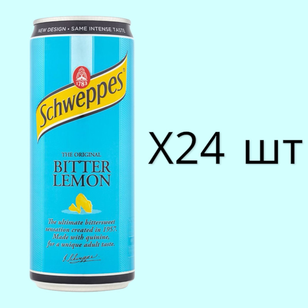 Газированный напиток Швепс Биттер Лимон / Schweppes Bitter Lemon ...