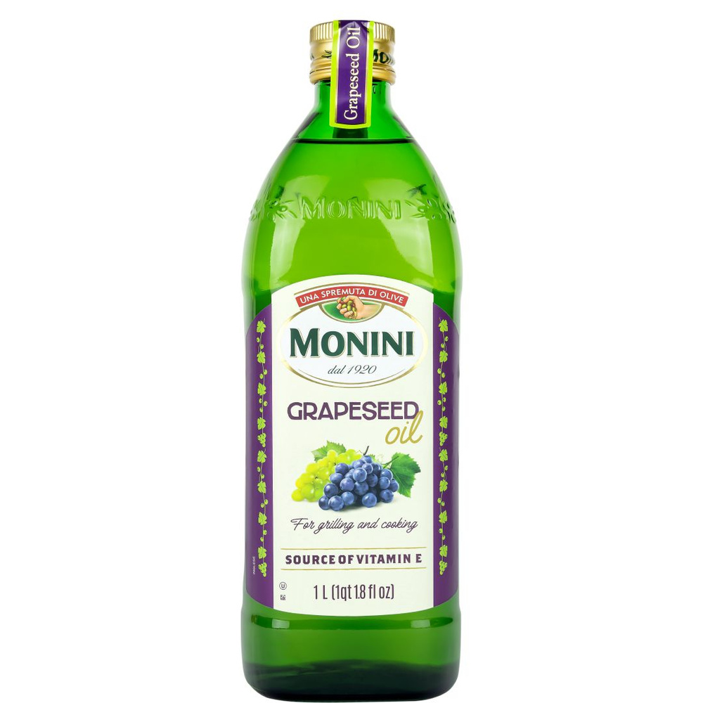 Масло из виноградных косточек Monini Grapeseed Oil рафинированное, 1л