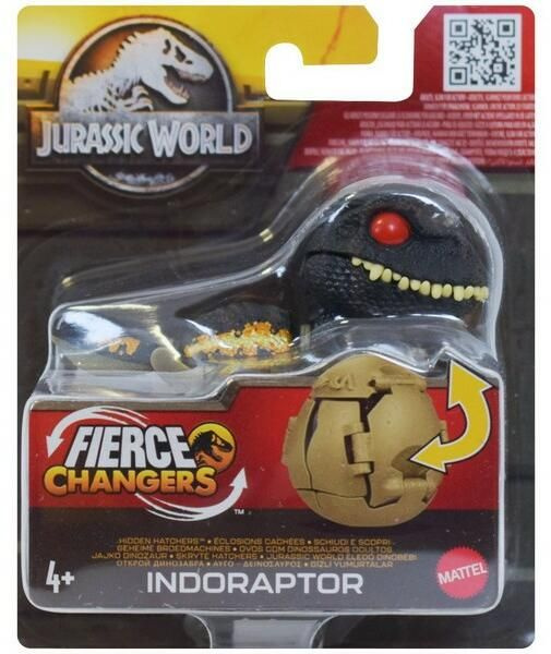 Фигурка Jurassic World Fierce Changers Hidden Hatchers Индораптор HVB12 ...