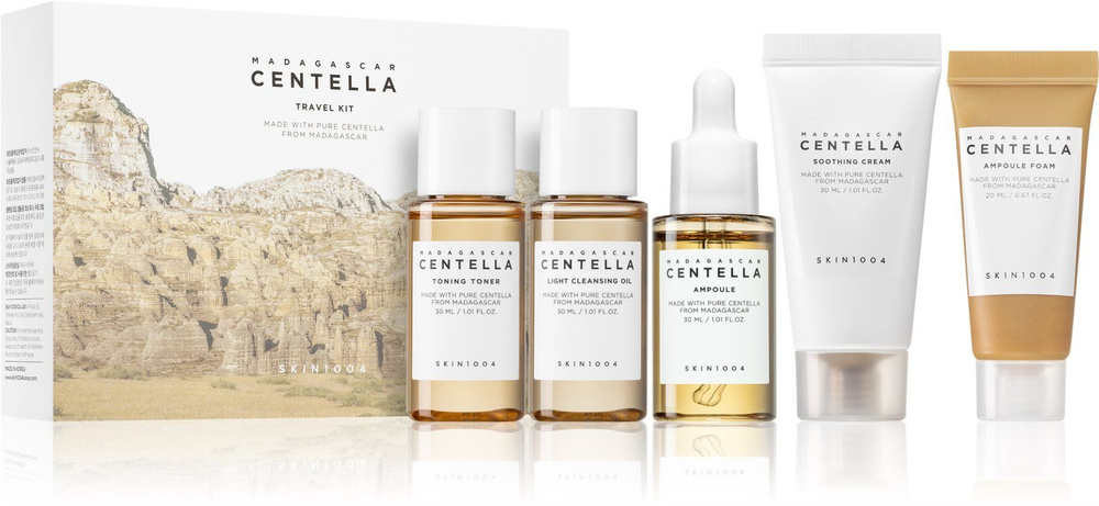 【新品・未使用】SKIN1004 CENTELLA スキンケア まとめ売り SKIN1004 Madagascar Centella Travel Kit - дорожный набор (для