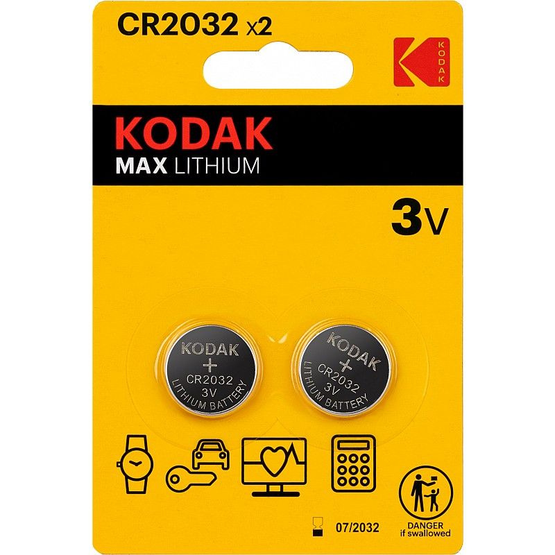 Батарейка CR2032 3V Kodak MAX Lithium 2шт. #1