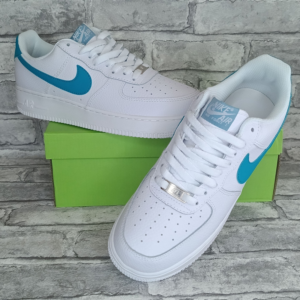 Teal blue air force ones deals