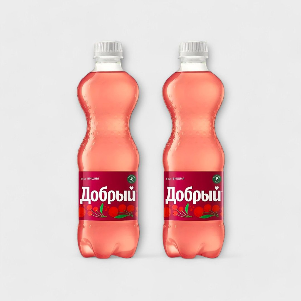 Газированный напиток Добрый Вишня, 1л х 2шт - купить с доставкой по ...