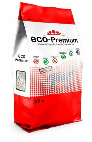 ECO-Premium Наполнитель Древесный Комкующийся 20000г. #1