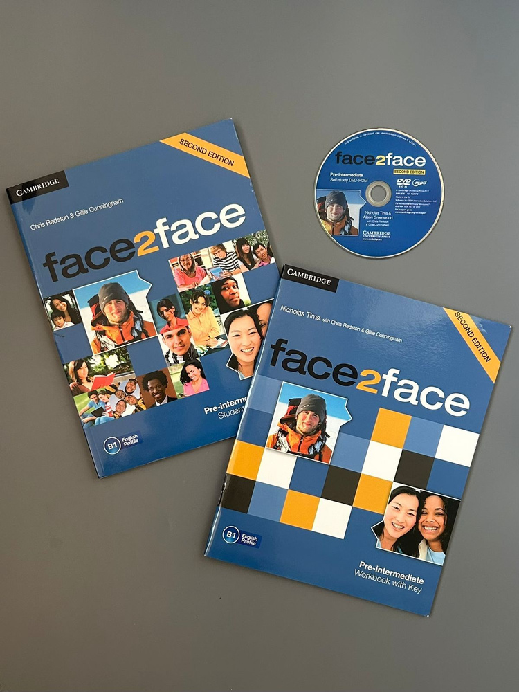 Face2face Pre-intermediate Students book+Workbook+Диск #1