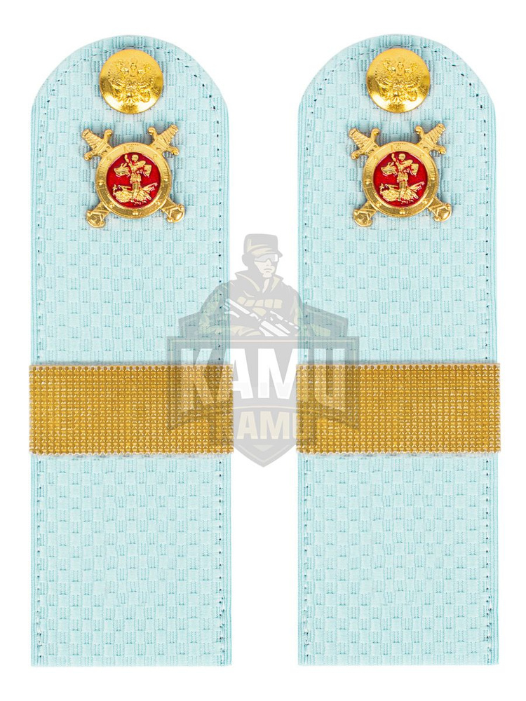 Погоны Полиции на рубашку голубые ПЛАСТИК Звание Старший Сержант 752050 ...