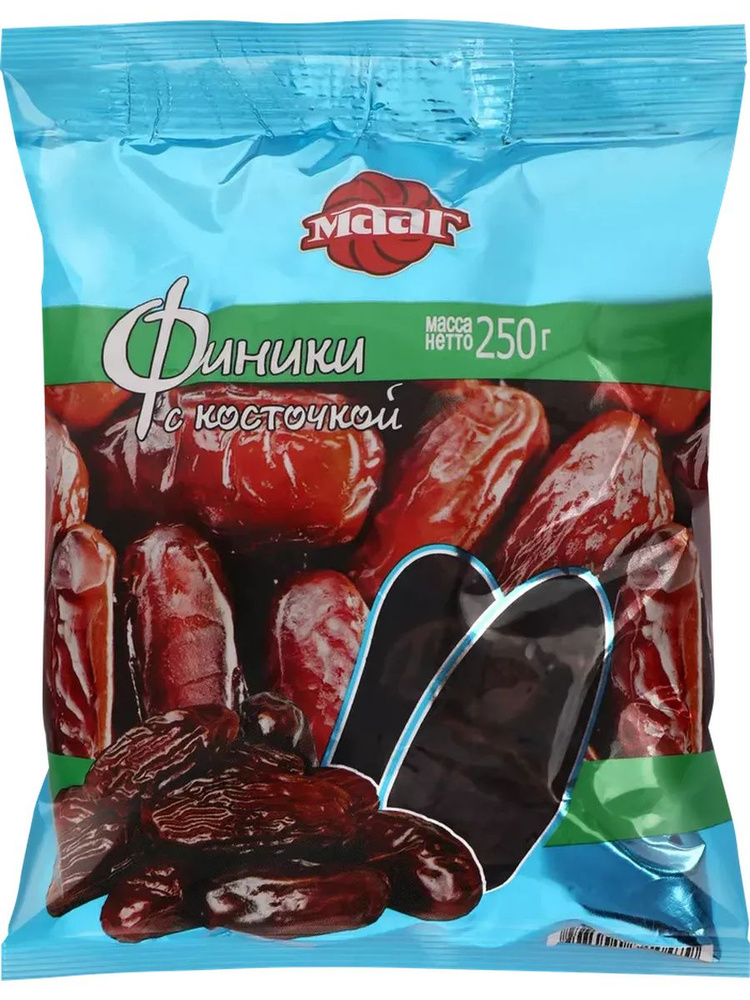 Финики МААГ с косточкой, 250г - купить с доставкой по выгодным ценам в ...
