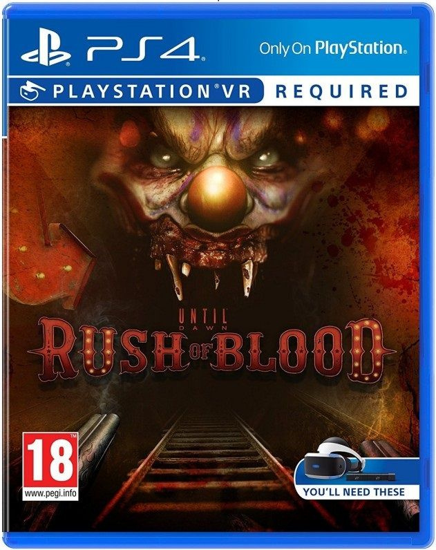 Игра Until Dawn: Rush Of Blood (Дожить до рассвета: жажда крови) (только для PS VR) (PlayStation 4, Русская #1