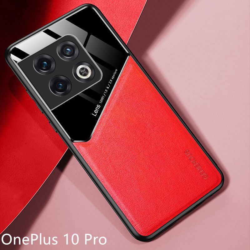 Кожа чехол для OnePlus 10 Pro Магнитное притяжение внутри ( OnePlus 10 Pro ) противоударный чехол #1