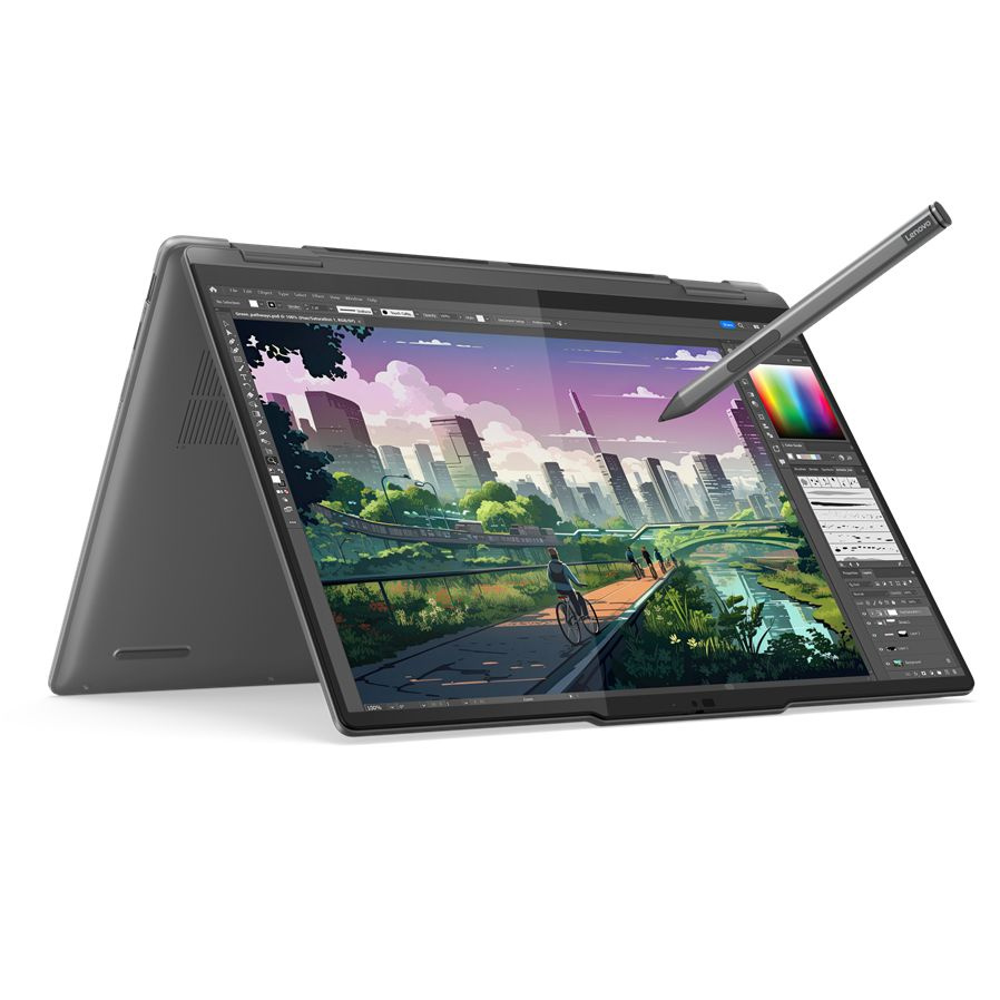 Lenovo Yoga 7 2-in-1 14AHP9 Ноутбук 14", AMD Ryzen 7 8840HS, RAM 16 ГБ, SSD 1024 ГБ, AMD Radeon 760M, #1