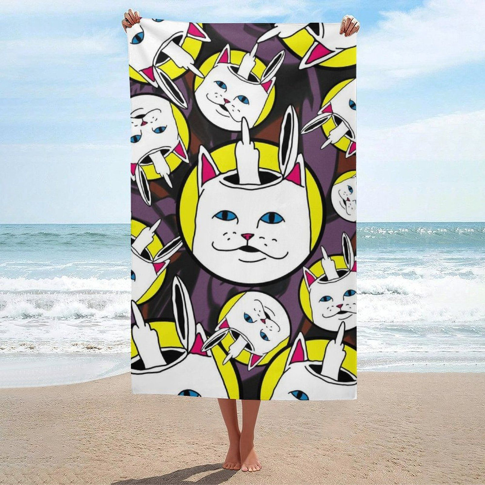 Ripndip Полотенце для ванной, Терилен, 80x130 см, разноцветный, 1 шт.  #1