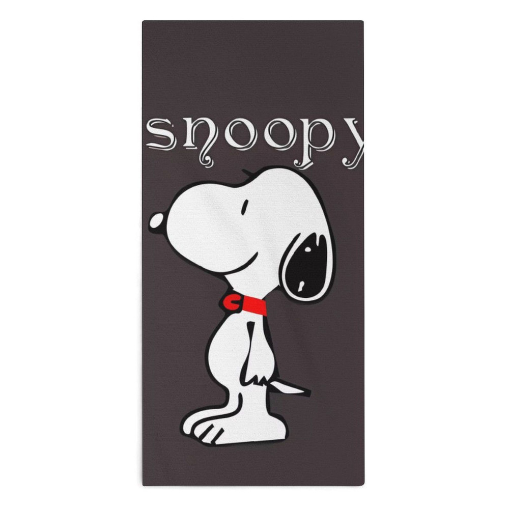 SNOOPY Полотенце для лица, рук, Микрофибра, 30x70 см, разноцветный, 1 шт.  #1