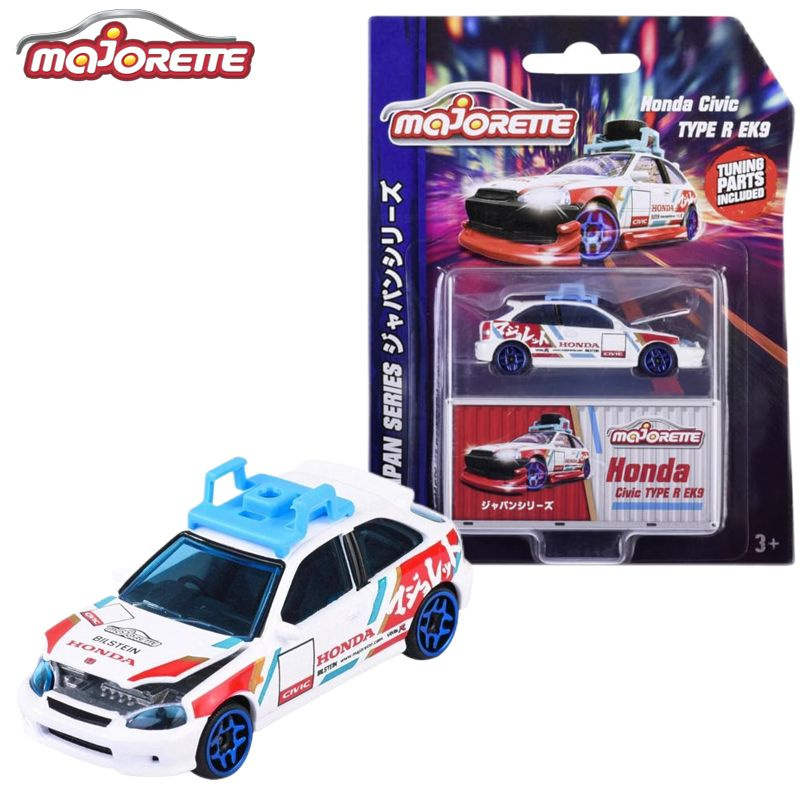 Машинка Majorette 212051030 - Japan Series Deluxe Cars - Honda Civic TYPE R EK9 - New #1