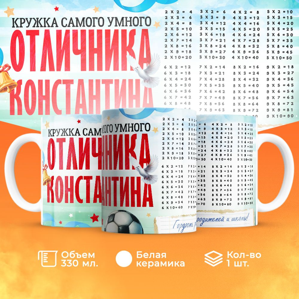 Шар Студия Кружка "Константина", 330 мл, 1 шт #1