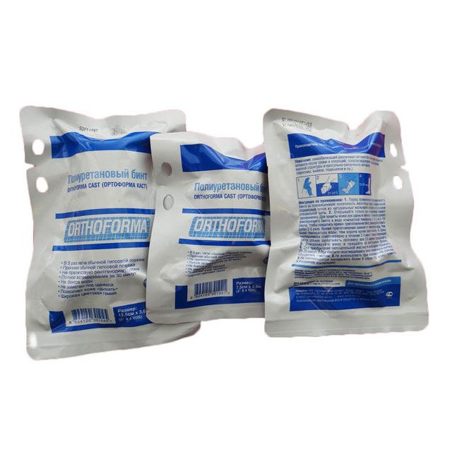 Бинт полимерный жесткий Orthoforma Cast O 4001 - купить с доставкой по ...