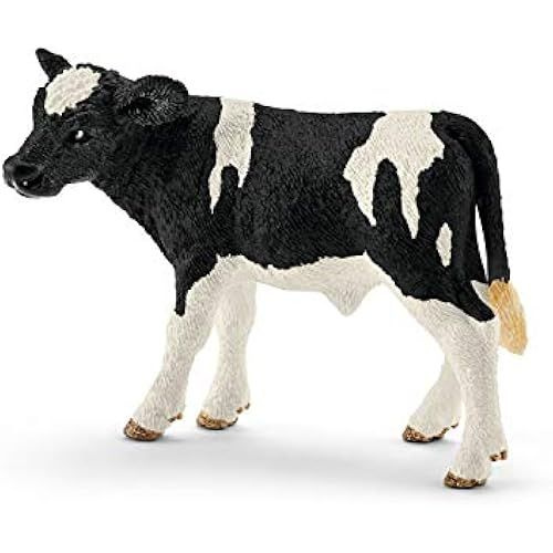 schleich 13798 Теленок голштинской породы, для детей от 3 лет, FARM WORLD - фигурка  #1