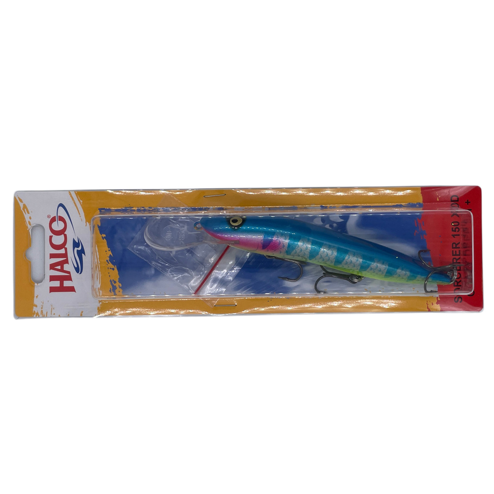 Воблер Halco Sorcerer 150 XDD 8m+ R2 Blue Stripe #1