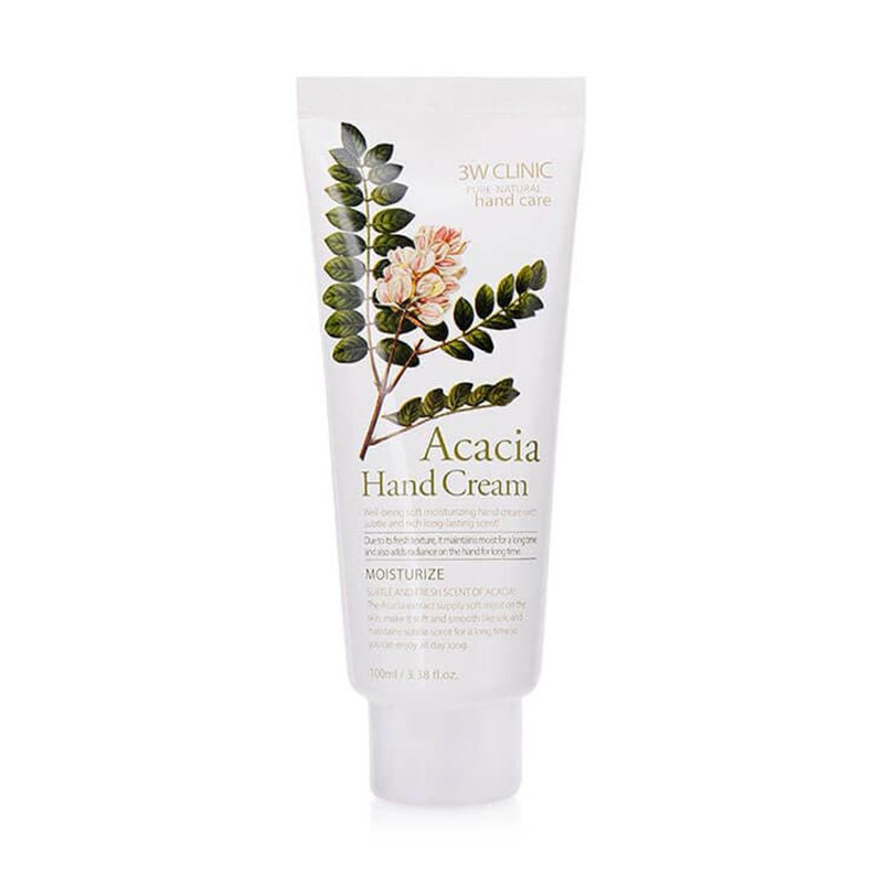 Увлажняющий крем для рук с экстрактом акации 3W Clinic Acacia Hand Cream, 100 мл  #1