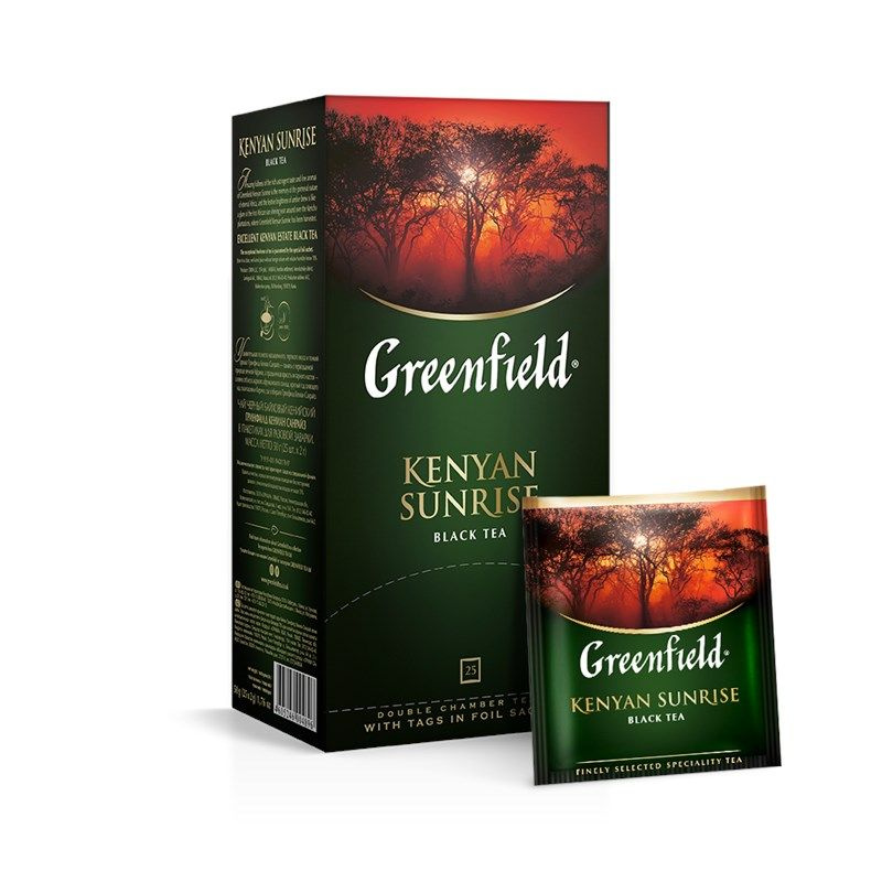 Чай Greenfield Kenyan Sunrise черный байховый (2г х 25 пак), 50г #1