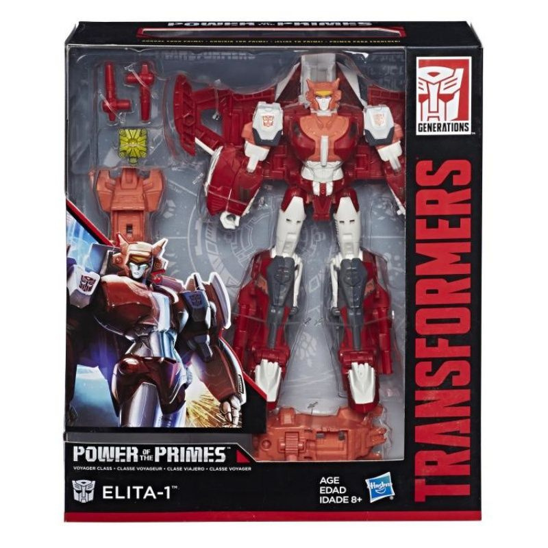 Трансформеры игрушки Hasbro Transformers Generations Power of the Primes Voyager Class Elita-1 17cm  #1