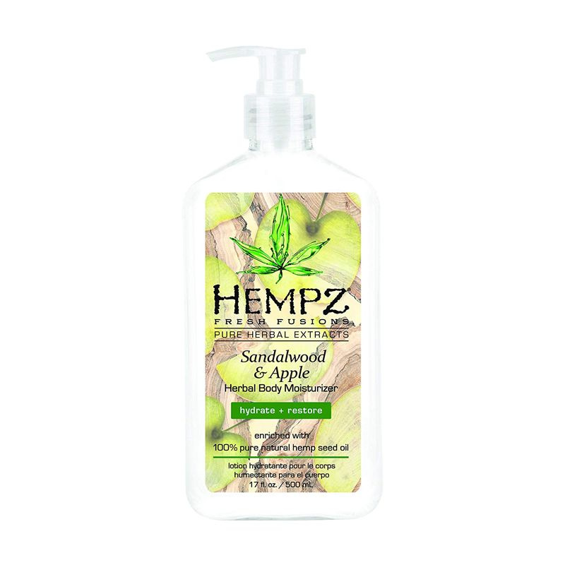 Hempz Молочко для тела, сандал и яблоко Sandalwood & apple herbal body moisturizer, 500 мл  #1